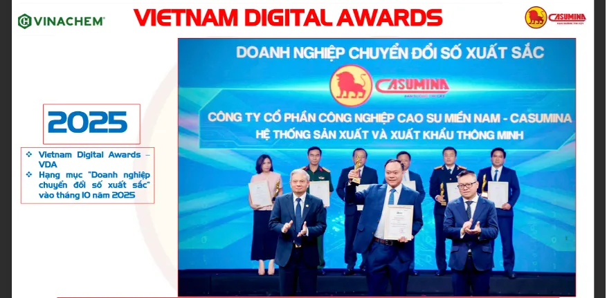 CASUMINA nhận giải Doanh nghiệp chuyển đổi số xuất sắc